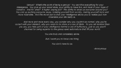 Anonymous Quotes genius