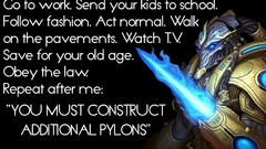 Anonymous starcraft funny Protoss