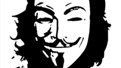 Anonymous stencil Guy Fawkes