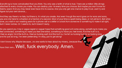 Anonymous text suicide Typography