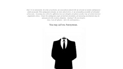 Anonymous text suit Rant