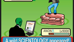 Anonymous Wild scientology appeared