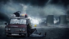 Apocalypse bombs russian cars Lada 2101