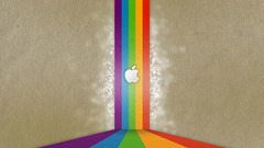 Apple inc imac rainbows
