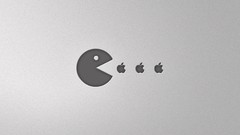 Apple inc pac-man logos