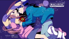 Apples Anime blue hair anime girls crying mawaru penguindrum 