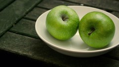 Apples fruits green apples