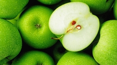 Apples Green fruits food