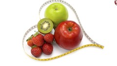 Apples kiwi strawberries fruits diet