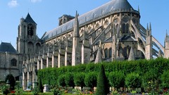 Architecture buildings cathedrals Bourges Cathedral