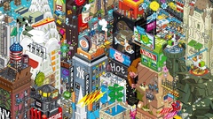 Architecture buildings pixel art