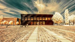 Architecture buildings urban cityscapes Distorted View