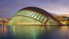 Architecture buildings valencia Calatrava