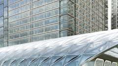 Architecture Canary wharf Station