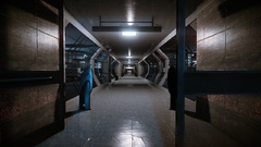 Architecture hallway interior corridor