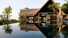 Architecture reflections houses infinity pools