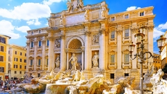 Architecture Rome Italy trevi