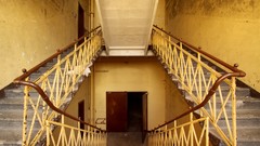 Architecture stairways abandoned old