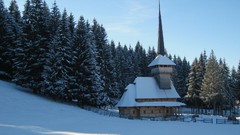 Architecture Transylvania churches blue skies Brasov city