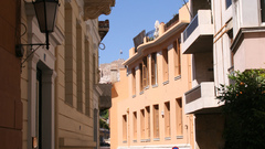 Architecture urban narrow road