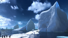 Arctic iceberg ice dualscreen