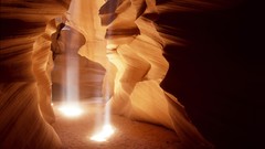 Arizona sunlight Antelope Canyon rock formations