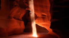 Arizona sunlight caves Antelope Canyon rock formations sunbeams 