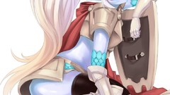 Armor long hair anime girls League of Legends video games long 