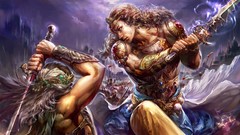 Armor Swords battles artwork forsaken world video games fantasy 