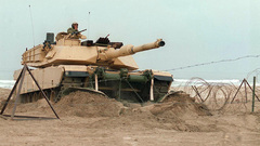 Army military tanks dessert