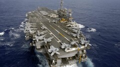 Army Navy ship jets F/A-18 Hornet McDonnell Douglas military