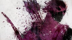 Arrows Hawkeye artwork paint splatter