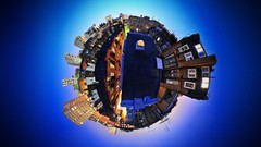 Artistic panorama circle