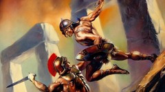 Artistic Stonehenge battles drawings