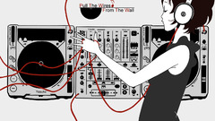 Artwork Anime headphones stereo