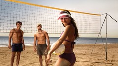 Artwork digital art beach volleyball