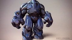 Artwork digital art mecha zbrush