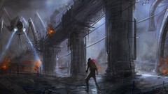 Artwork fantasy art futuristic Christian Quinot