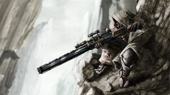 artwork fantasy weapon sniper rifle Destiny (video game) weapon