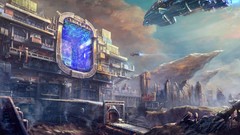 Artwork futuristic futurist