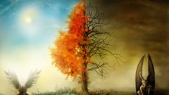 Artwork good vs evil