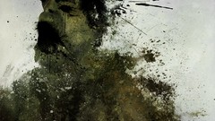 Artwork Hulk (comic character) paint splatter