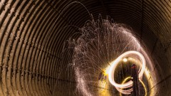 Artwork long time exposure