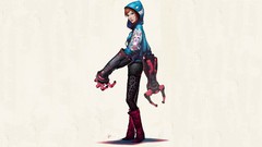 Artwork Simple Background cloaks robot hand