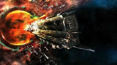 artwork spaceship Space Stars caldari