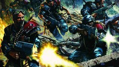 Artwork warhammer 40k Imperial Guardsmen