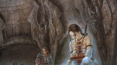 Artwork Warriors brunettes woman