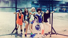 Asians bangs Korean glam