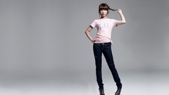 Asians bangs Korean k-pop straight bangs IU (singer)