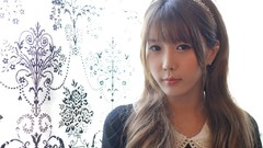 Asians bangs models Korean simply Heo Yun Mi